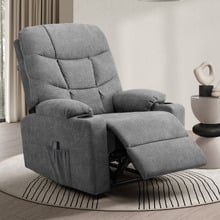 Towson Upholstered Massage Recliner Armchair